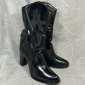 Dolcenera NWOT made in Italy leather elegant ankle heel boots